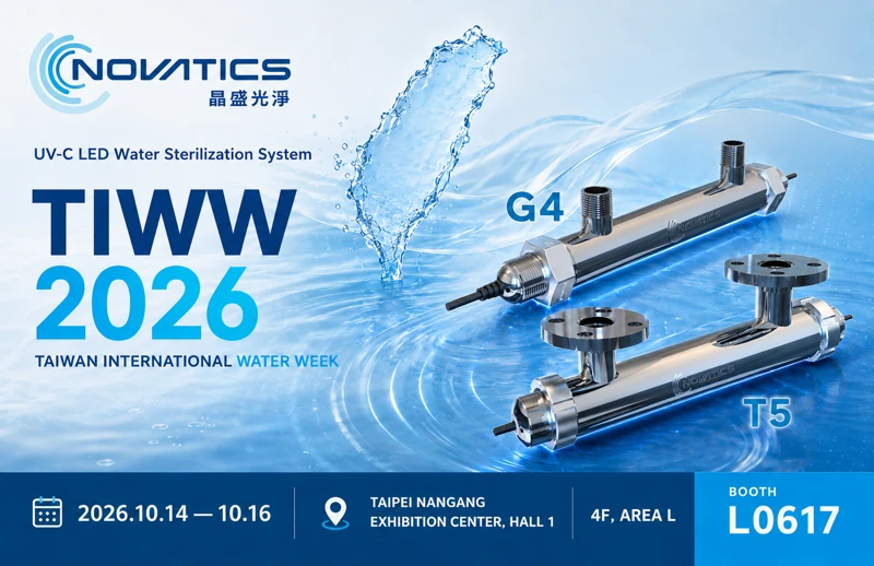 NOVATICS at Taiwan International Water Week 2026 | UV-C LED Solutions